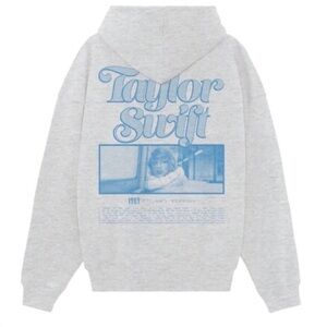 Taylor Swift 1989 Taylor’s Version Hoodie (From The Vault) Gray Size Large